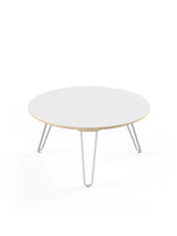 AK1811 Sidebord fra Naver Collection - Ask hvidolie / H: 30 cm / Rustfrit stål - Jacobsen Plus