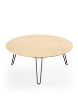 AK1850 Sofabord fra Naver Collection - Ask hvidolie / H: 42 cm / Sort pulverlakeret - Jacobsen Plus