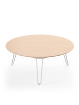 AK1850 Sofabord fra Naver Collection - Eg hvidolie / H: 30 cm / Rustfrit stål - Jacobsen Plus