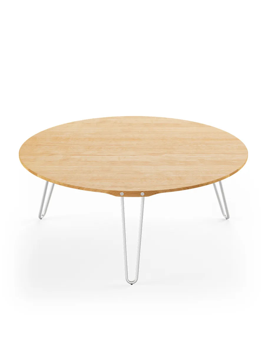 AK1850 Sofabord fra Naver Collection - Eg olie / H: 30 cm / Rustfrit stål - Jacobsen Plus