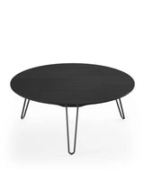 AK1850 Sofabord fra Naver Collection - Ask sortbejdset / H: 30 cm / Sort pulverlakeret - Jacobsen Plus