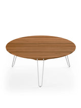 AK1850 Sofabord fra Naver Collection - Valnød olie / H: 30 cm / Rustfrit stål - Jacobsen Plus