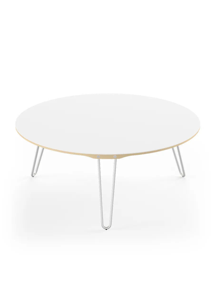 AK1851 Sofabord fra Naver Collection - Ask hvidolie / H: 30 cm / Rustfrit stål - Jacobsen Plus