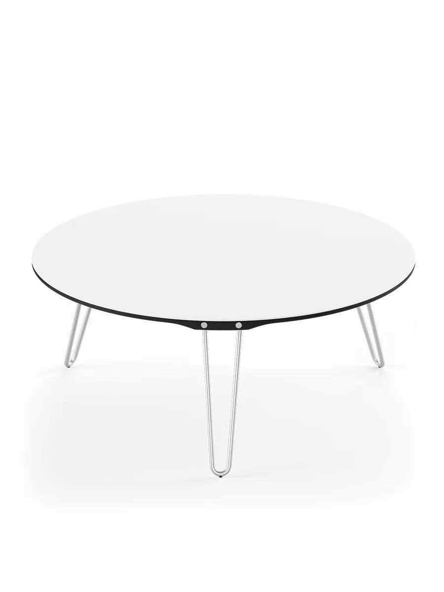 AK1851 Sofabord fra Naver Collection - Ask sortbejdset / H: 42 cm / Rustfrit stål - Jacobsen Plus