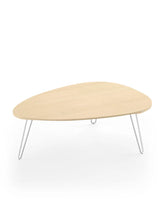 AK1860 Sofabord fra Naver Collection - Ask hvidolie / H: 30 cm / Rustfrit stål - Jacobsen Plus