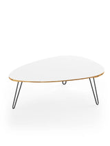 AK1861 Sofabord fra Naver Collection - Eg olie / H: 42 cm / Sort pulverlakeret - Jacobsen Plus