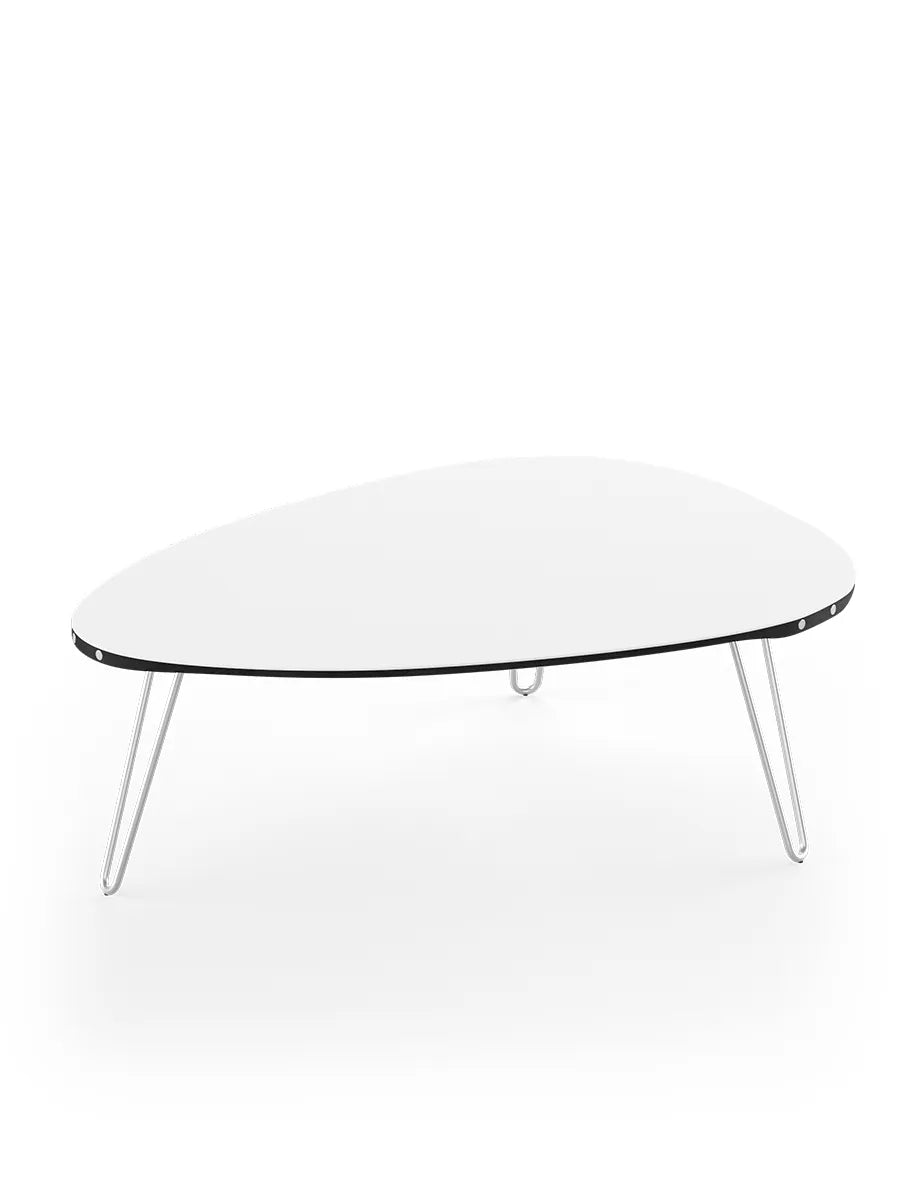 AK1861 Sofabord fra Naver Collection - Ask sortbejdset / H: 30 cm / Rustfrit stål - Jacobsen Plus