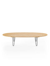 AK1880 Sofabord fra Naver Collection - Eg olie / H: 42 cm / Sort pulverlakeret - Jacobsen Plus