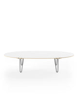 AK1881 Sofabord fra Naver Collection - Ask hvidolie / H: 42 cm / Sort pulverlakeret - Jacobsen Plus