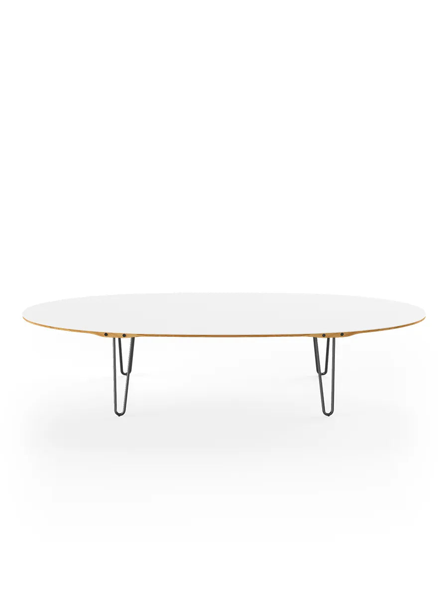 AK1881 Sofabord fra Naver Collection - Eg olie / H: 30 cm / Sort pulverlakeret - Jacobsen Plus