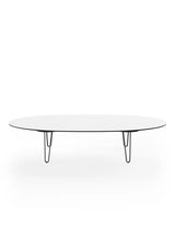 AK1881 Sofabord fra Naver Collection - Ask sortbejdset / H: 30 cm / Sort pulverlakeret - Jacobsen Plus