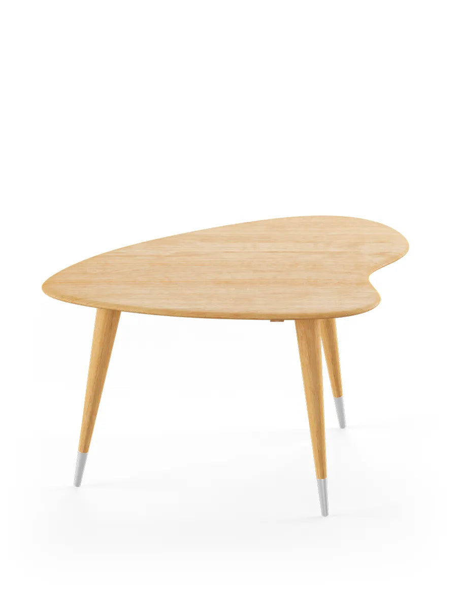 Strawberry Sofabord fra Naver Collection - Olieret eg / Benhøjde: 51 cm / Med stålkapper - Jacobsen Plus