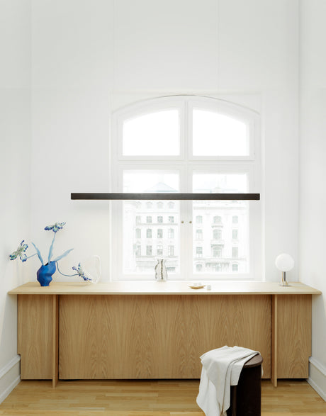 I Model Pendel, ledningsfri fra Anour - Kobber / 100 cm / Børstet - Jacobsen Plus