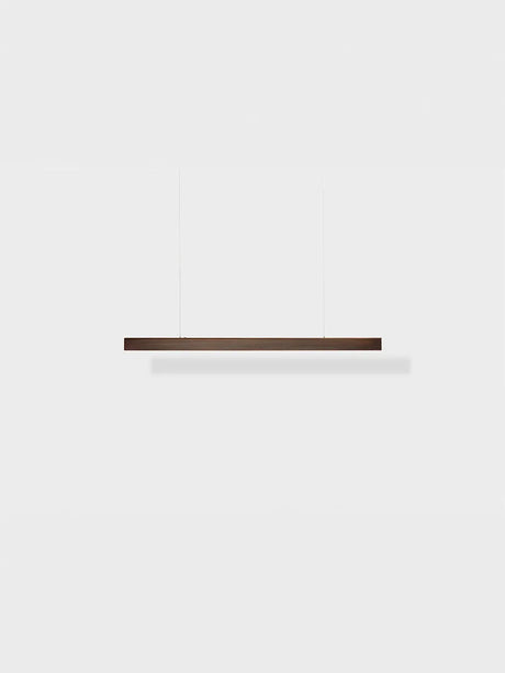 I Model Pendel, ledningsfri fra Anour - Messing / 100 cm / Bruneret - Jacobsen Plus