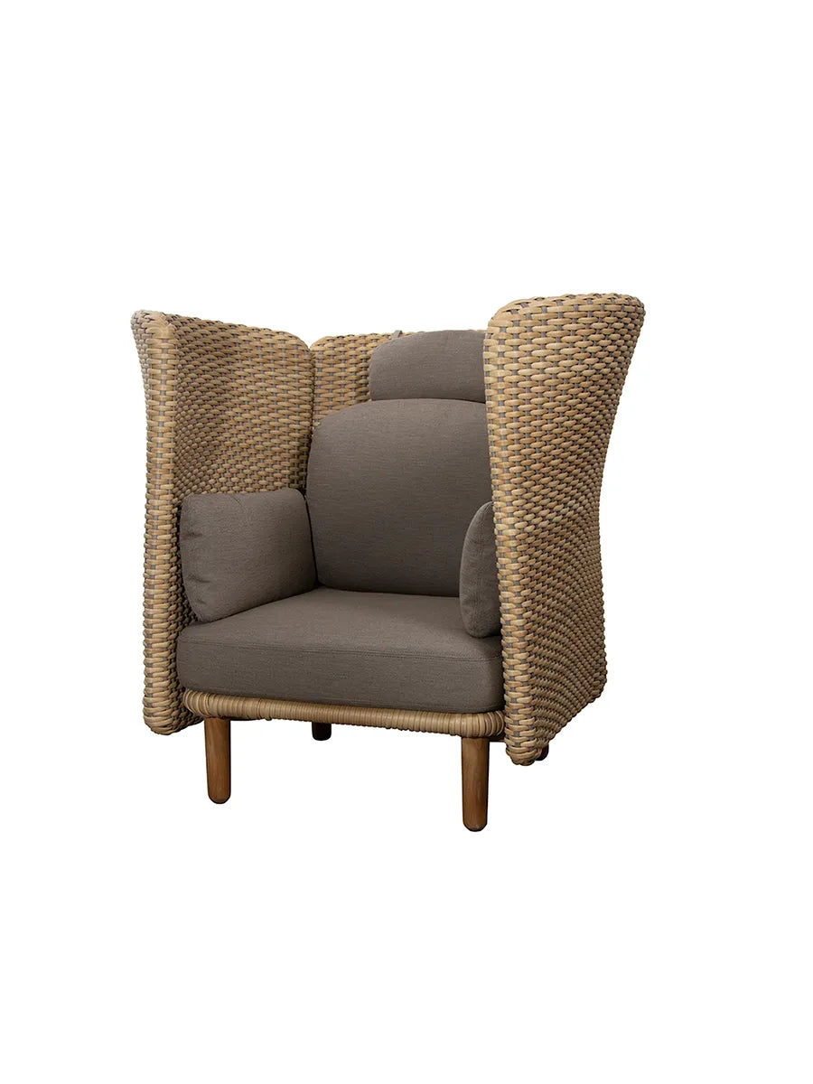 Arch Loungestol, høj arm/ryg fra Cane-line - 3 - Jacobsen Plus