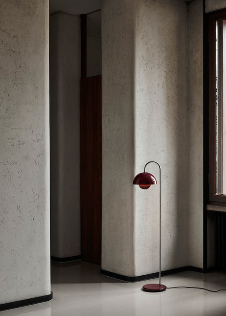 Flowerpot VP12 Gulvlampe fra &Tradition - Steel Blue - Jacobsen Plus