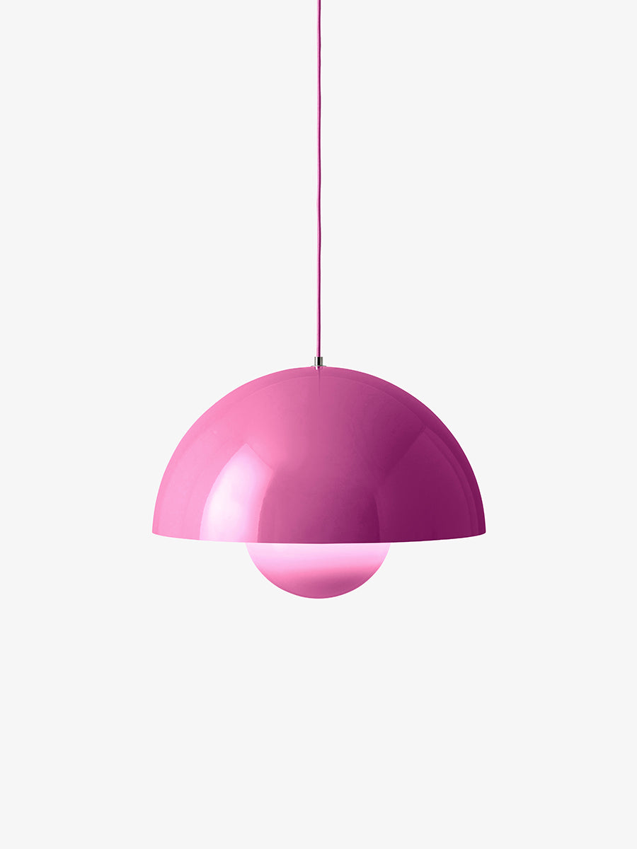 Flowerpot VP2 pendel af Verner Panton - Tangy Pink - Jacobsen Plus