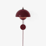 Flowerpot VP8 Væglampe af Verner Panton - Dark Plum - Jacobsen Plus