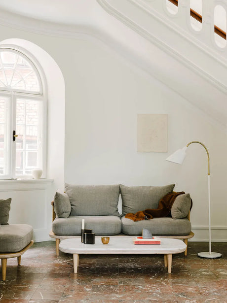Fly Sofa SC2 fra &Tradition - Hvidolieret eg - Hot Madison 094 - Jacobsen Plus