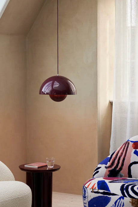 Flowerpot VP7 pendel af Verner Panton - Mustard - Jacobsen Plus