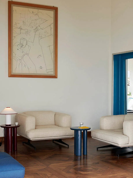 Inland AV21 Lounge Chair fra &Tradition - Noble Cognac Læder - Jacobsen Plus