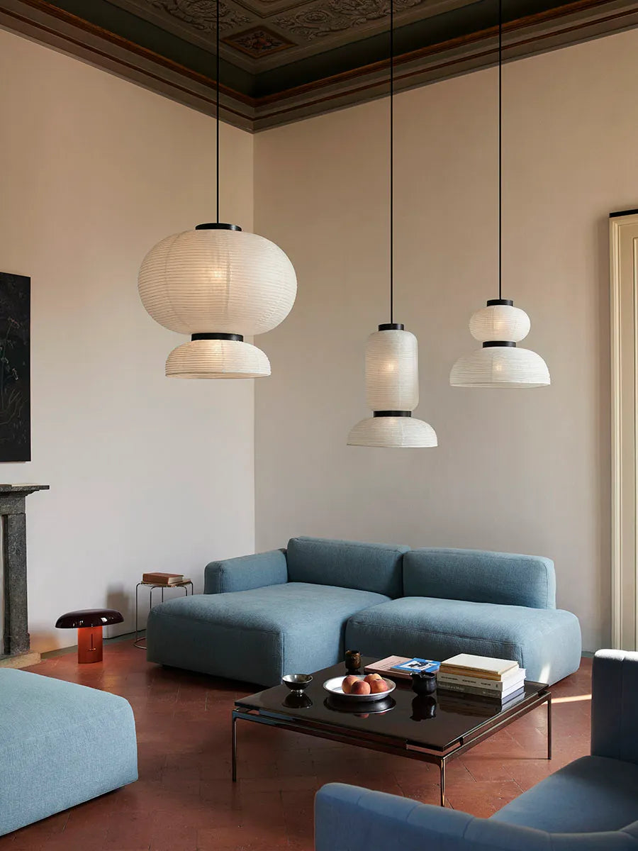 Sett LN13 Sofabord, smoked glass/chrome fra &Tradition