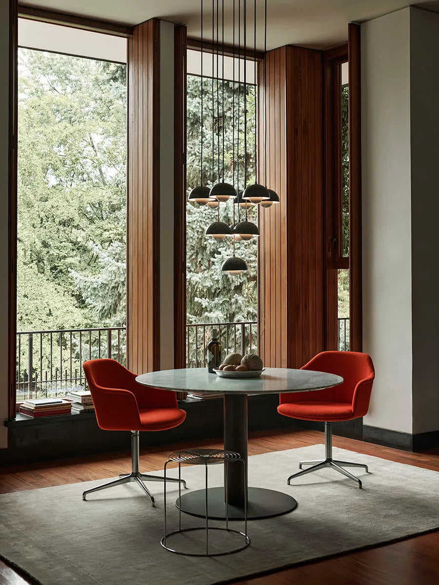 Flowerpot Chandelier VP10, 10 pendants fra &Tradition