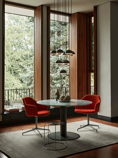 Flowerpot Chandelier VP10, 10 pendants fra &Tradition - Matt white - Jacobsen Plus