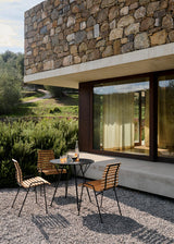 RHF Terrace cafésæt i teak/sort med 2 stole og 1 bord fra &Tradition - 2 - Jacobsen Plus