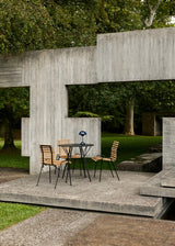 RHF Terrace cafésæt i teak/sort med 2 stole og 1 bord fra &Tradition - 3 - Jacobsen Plus