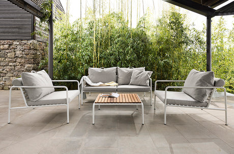 Avon Lounge Chair, muted white stel fra Houe - Ash - Jacobsen Plus