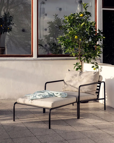 Avon Ottoman, sort stel fra Houe - Alpine - Jacobsen Plus