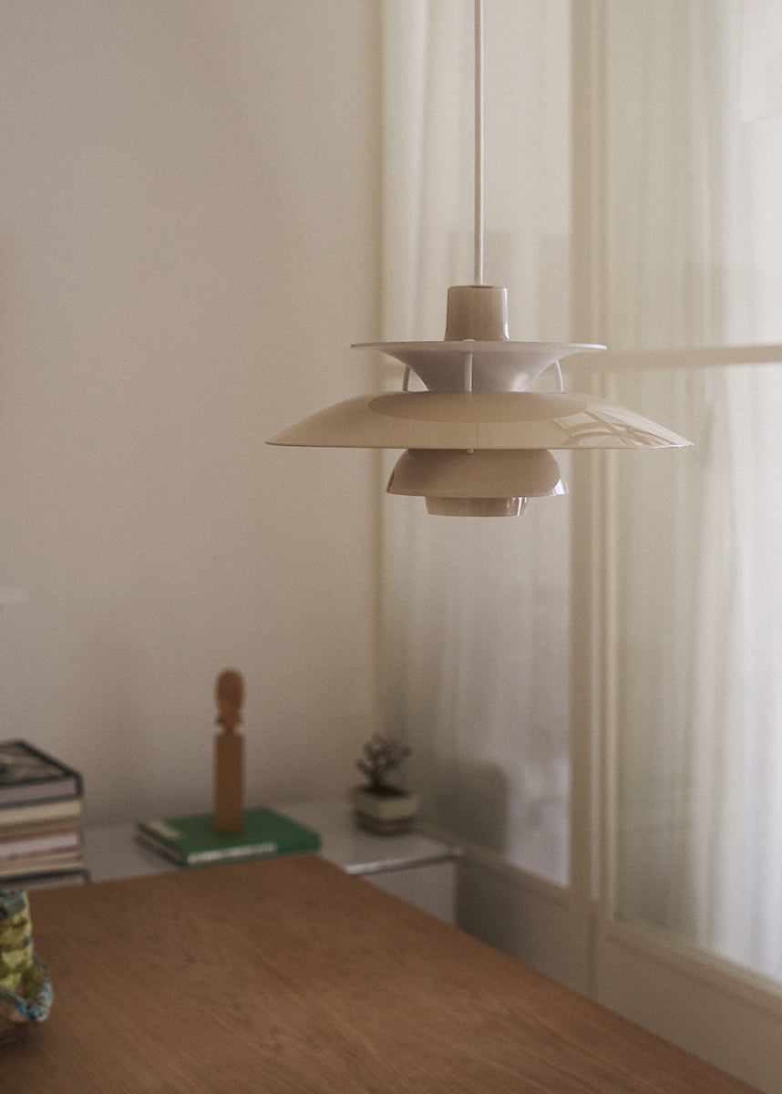 PH 5 Ø320 Opal Beige Pendel af Poul Henningsen - 2 - Jacobsen Plus