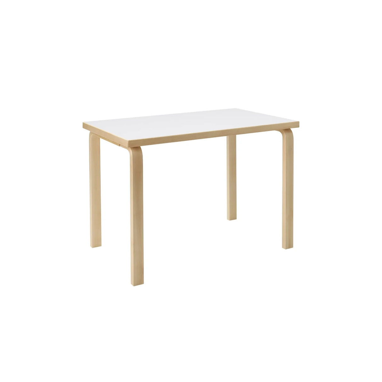 Aalto Table Rectangular 80B, 100x60 cm fra Artek - Hvid Laminat - Jacobsen Plus