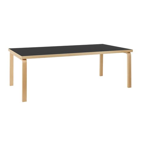 Aalto Table Rectangular 86, 210x100 cm fra Artek - Sort Linoleum - Jacobsen Plus