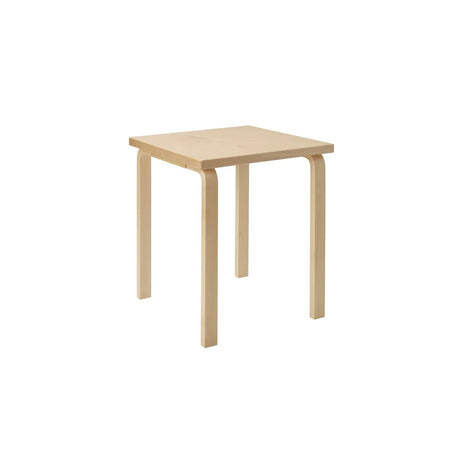 Aalto Table Square 80C, 60x60 cm fra Artek - Birk - Jacobsen Plus
