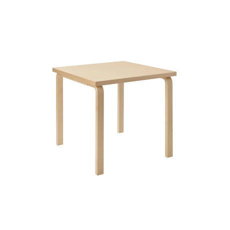 Aalto Table Square 81C, 75x75 cm fra Artek - Birk - Jacobsen Plus