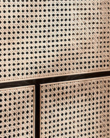 Air Sideboard, black/cane fra Design House Stockholm