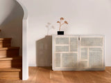 Air Sideboard, white/cane fra Design House Stockholm