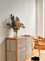 Air Sideboard, oak/cane fra Design House Stockholm