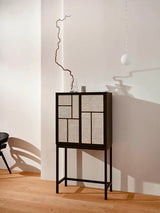Air Cabinet, black/cane fra Design House Stockholm - 2 - Jacobsen Plus