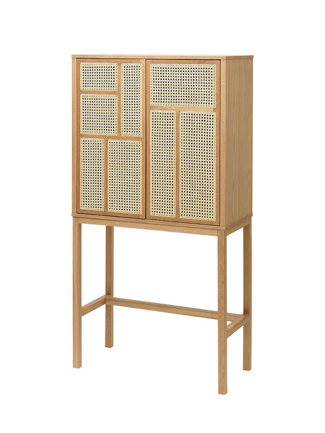 Air Cabinet, oak/cane fra Design House Stockholm - 1 - Jacobsen Plus