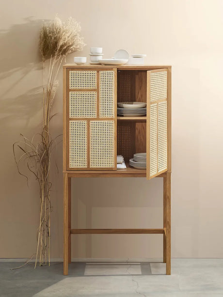 Air Cabinet, oak/cane fra Design House Stockholm - 2 - Jacobsen Plus