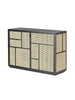 Air Sideboard, black/cane fra Design House Stockholm