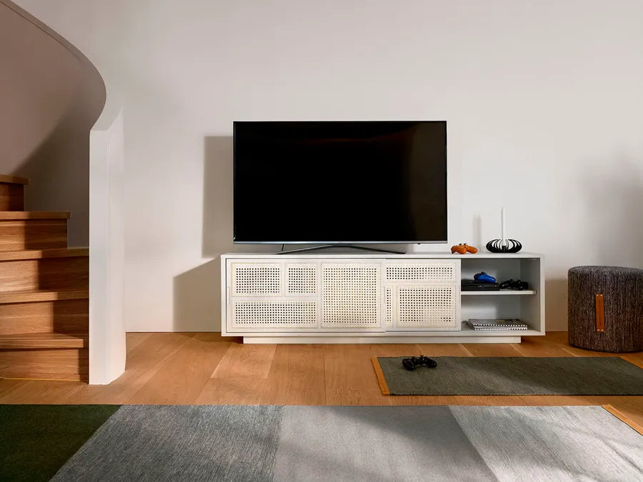 Air Sideboard Low, white/Grey fra Design House Stockholm