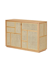 Air Sideboard, oak/cane fra Design House Stockholm