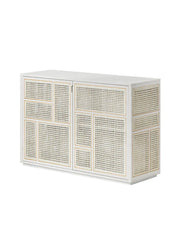 Air Sideboard, white/cane fra Design House Stockholm