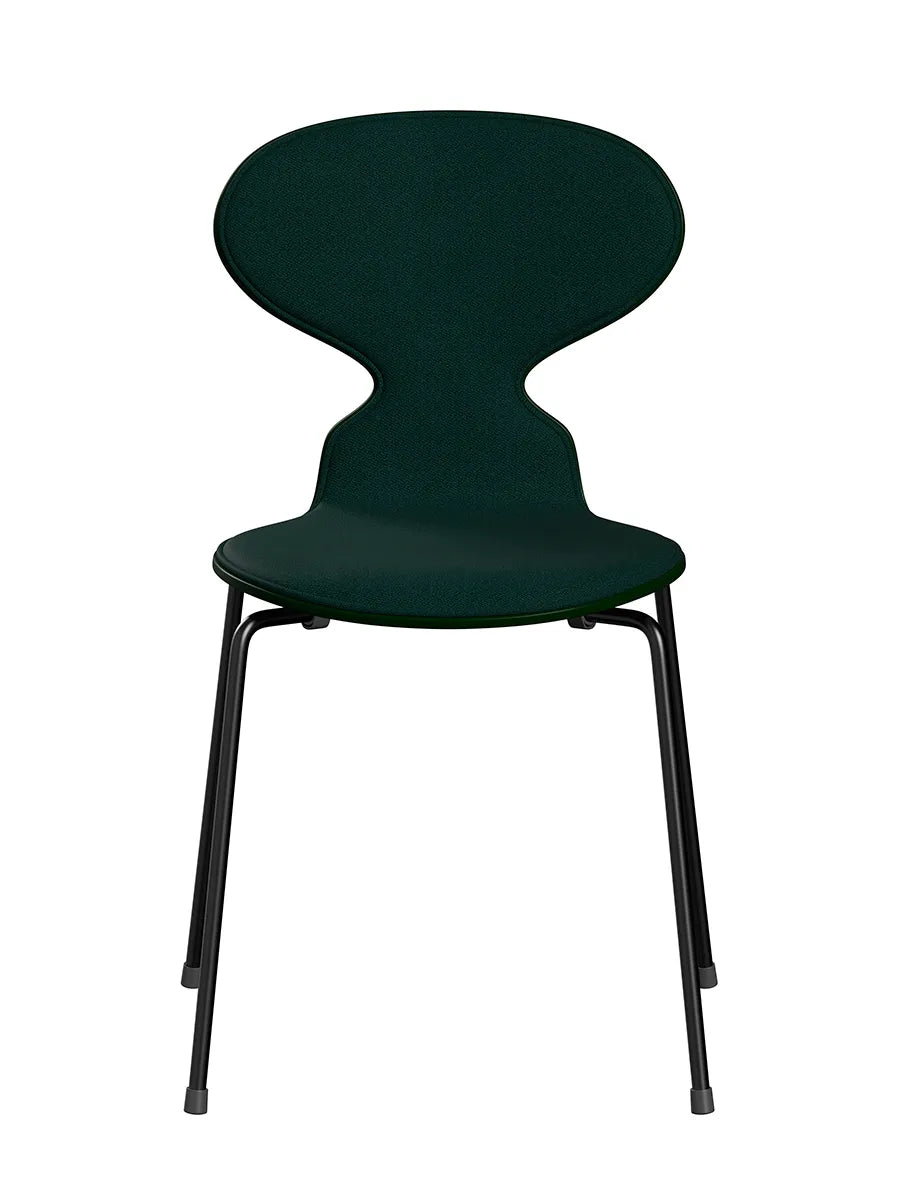 3101 Myren Stol, forsidepolstret af Arne Jacobsen - Evergreen farvet ask-Vidar 1062 tekstil / Brown Bronze - Jacobsen Plus