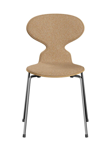 3101 Myren Stol, forsidepolstret af Arne Jacobsen - Sortfarvet ask-sort essential læder / Sort - Jacobsen Plus