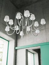 Apollo Chandelier 1065, hvid opalglas fra Hay - 6 - Jacobsen Plus